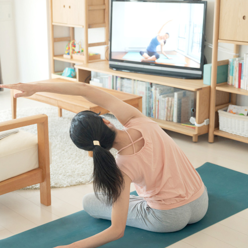 自宅で受けられるから外出の必要がありません